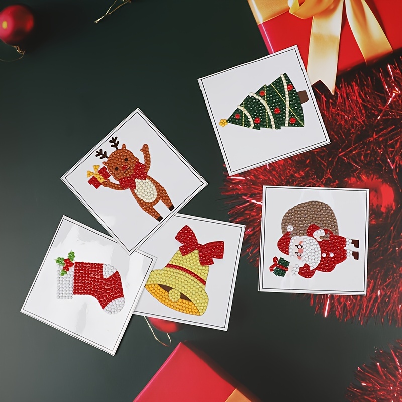 Christmas Series Theme Diamond Decals Diamond Painting Kits - Temu