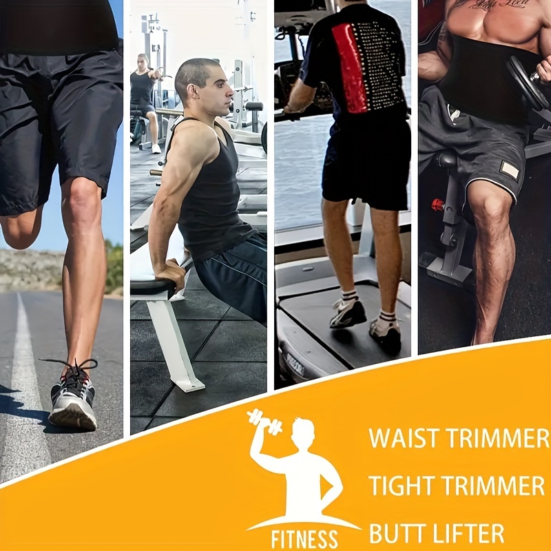 Men Waist Trainer Fitness Waist Trimmer Belt Workout Cincher