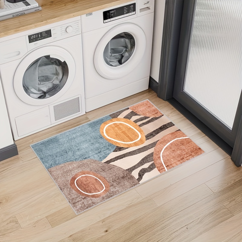 Combination floor mat linen rubber kitchen floor mat home bathroom