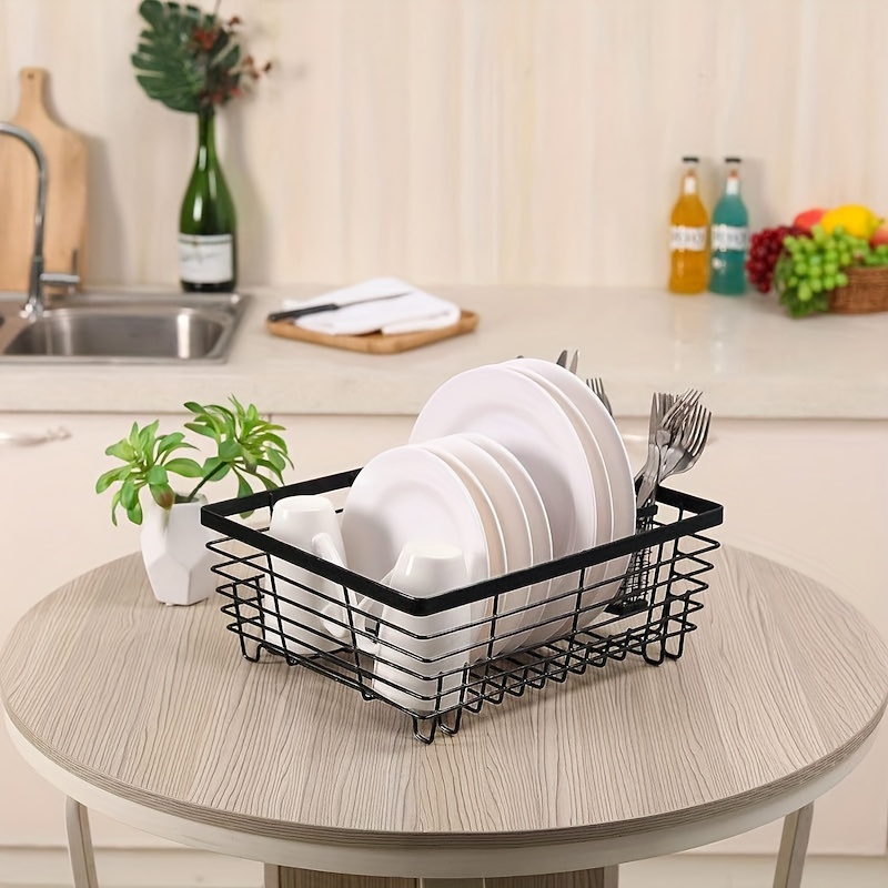 Kitsure Dish Drying Rack - Large-Capacity Dish Rack for Kitchen Counter,  Rust-Proof Dish Drainer, 2-Tier Kitchen Dish Drying Rack for Dishes,  Knives