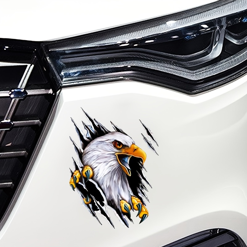 Tier Adler Auto-Styling 3D Cartoon Motorrad Aufkleber Vinyl Auto Körper  Dekoration Universal Adler Auto Aufkleber Aufkleber Außen Zubehör