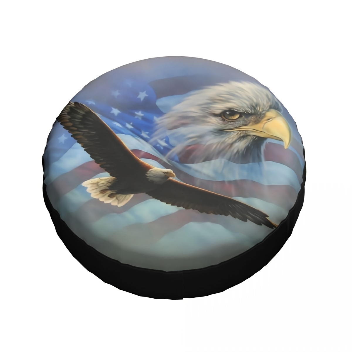 American Eagle Flag Spare Tire Cover Hubcaps, Waterproof Dust-proof Tire  Wheel Protector Universal Camper Accessories Fit For Trailer, Rv, Suv,  Camper Temu