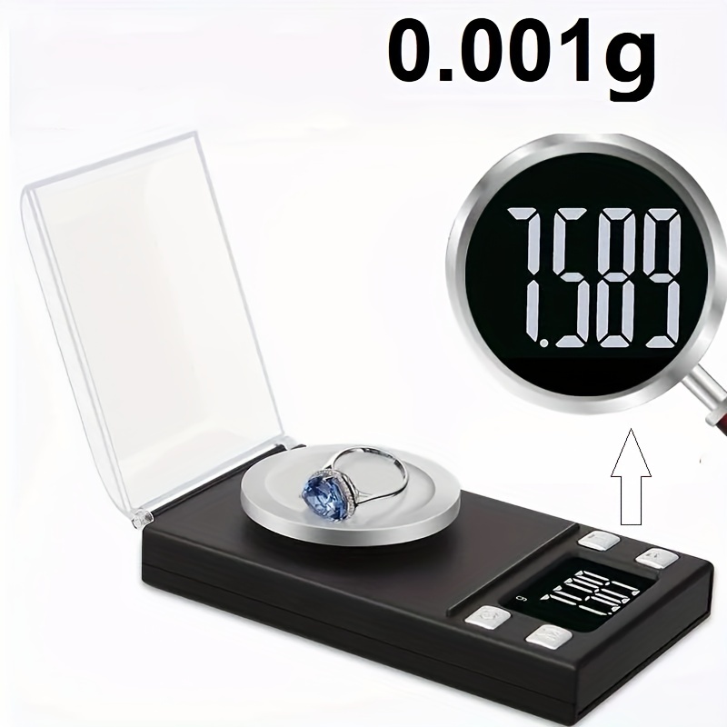 10-100g/0.001g Digital Milligram Scale High Precision Jewelry Balance Gram  Weigt