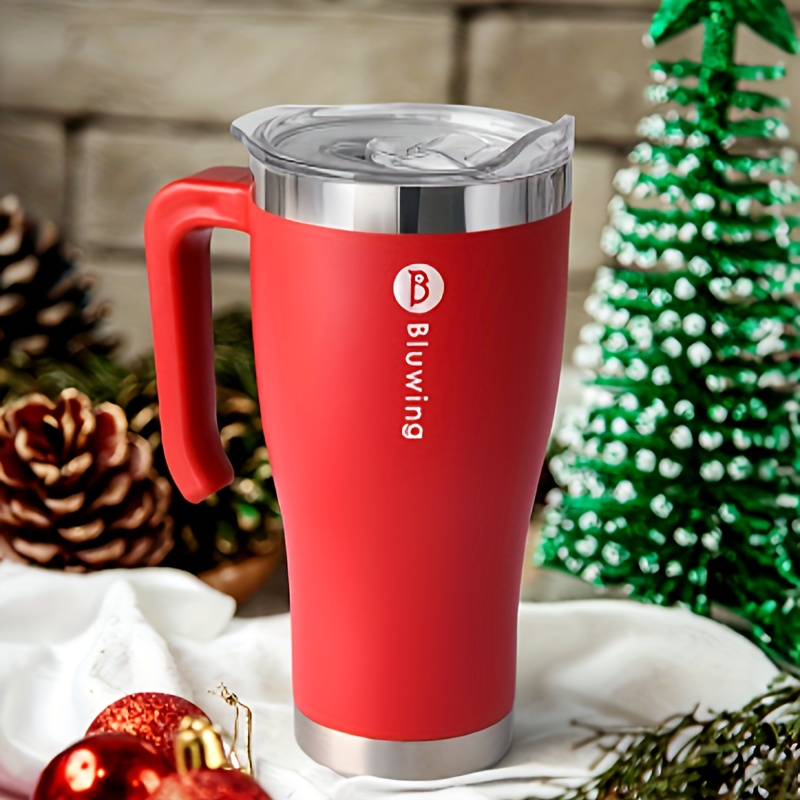Christmas Thermal Mug - Leakproof, Stainless Steel, Travel Coffee