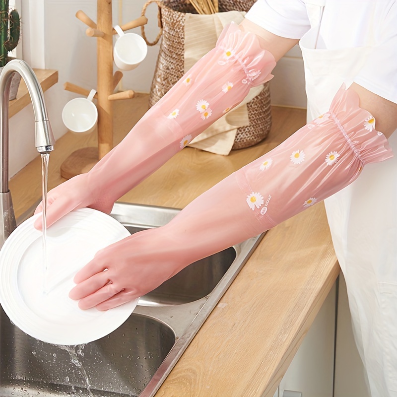 Longs gants en latex de ménage Cuisine des gants de latex gant de travail  de lavage - Chine Gants en latex et Cuisine des gants en latex prix