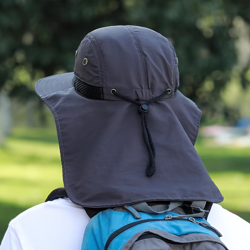 Waterproof Sun Hat Neck Flap Outdoor Activities Quick drying - Temu