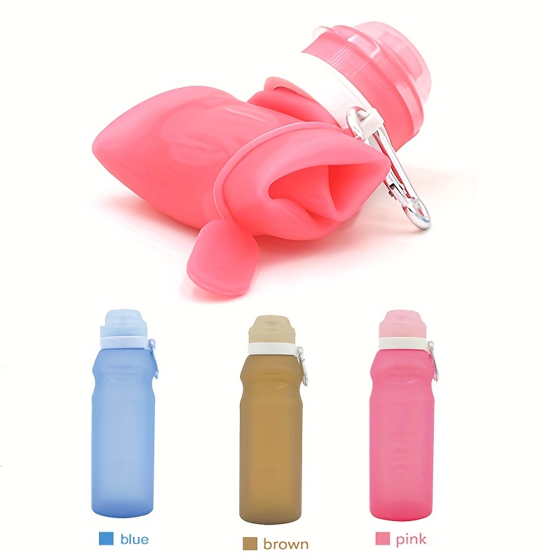 600ml Folding Silicone Water Bottle Large Capacity Lightweight Sports Water  Bottle Outdoor Travel Portable Water Cup Collapsible Water Bottle Silicone  Foldable … in 2023