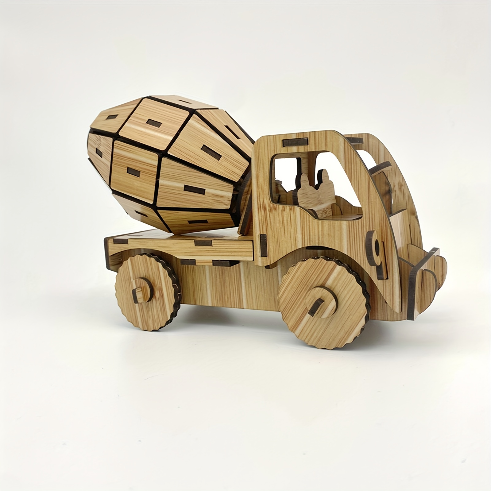 3d Assembly Wooden Puzzle Set Model Kit Set Unique Craft - Temu
