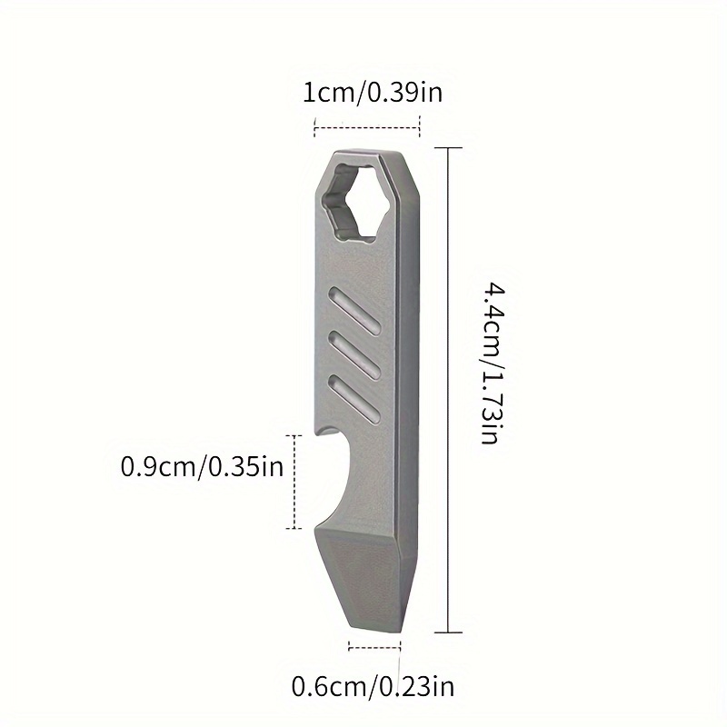 Edc Pry Bar Mini Edc Tool Pocket Keychain Multi Tool - Temu