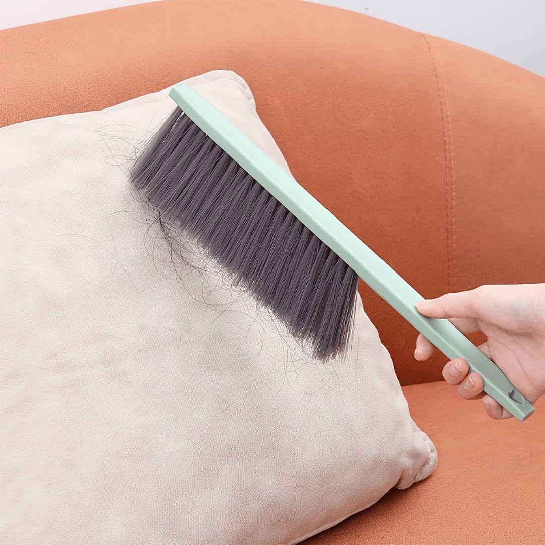 Soft Utility Cleaning Brush Counter Duster for Couch, Sofa, Table, Chair,  Bed, Car, Cloth with Multicolor Handle and Soft Microfiber Bristles