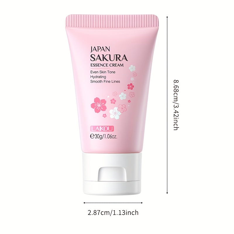 Laikou Sakura Face Cream, Even Skin Tone Moisturizer, Smooth Fine Lines