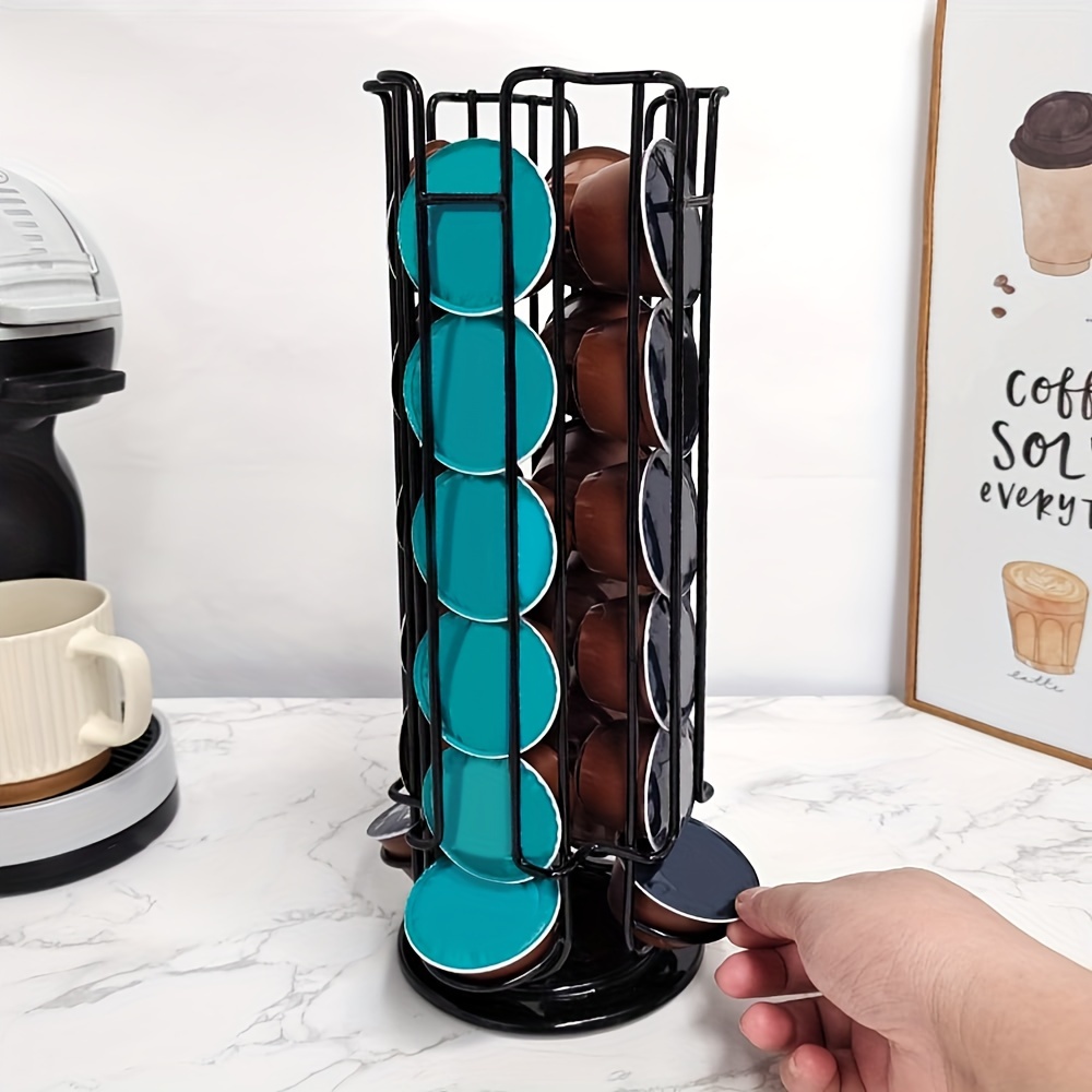 Pod Stand Coffee Pod Holder Carousel Compatible For - Temu