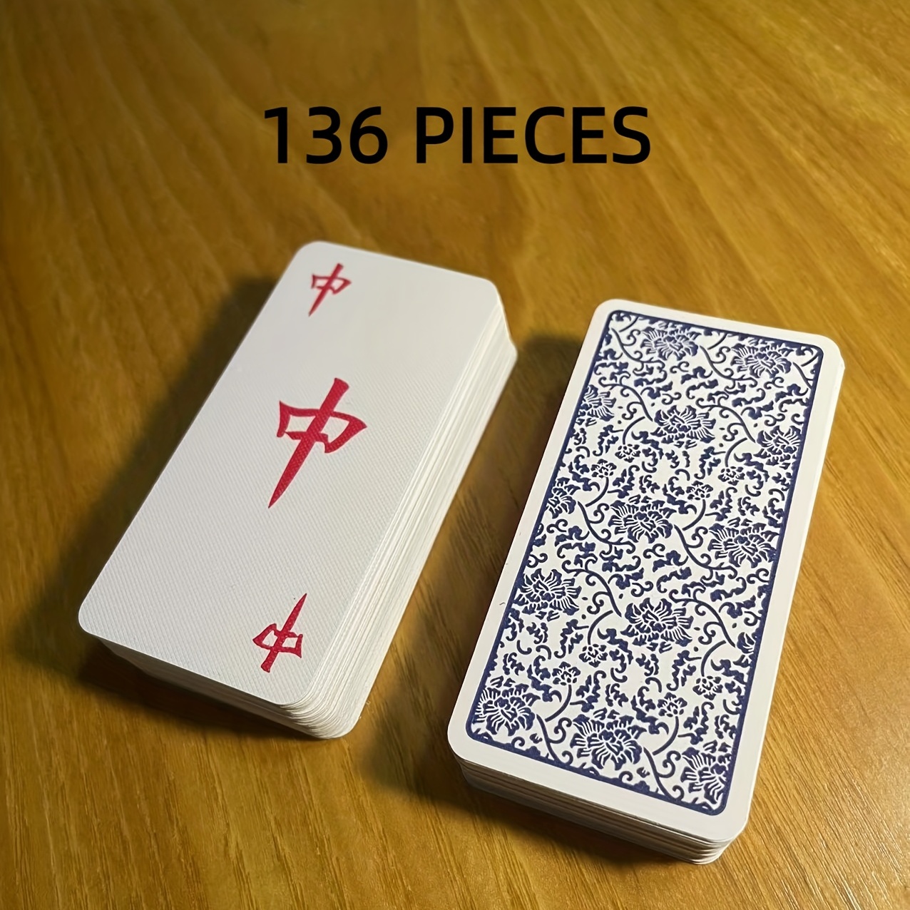 Traditional Mini Mahjong with Box, Friend Gathering Game, Family Game, Table