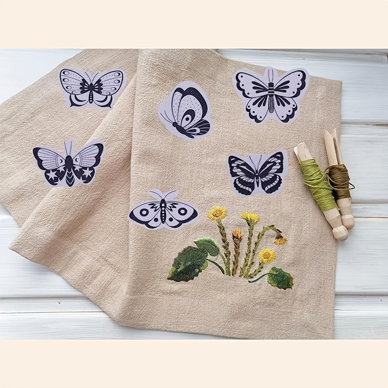 1pc Water Soluble Stabilizer For Embroidery 2 Sheets Theme Stick And