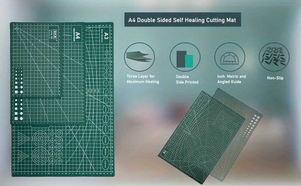 A4 Self Healing Cutting Mat Rotary Swing Mat Double Sided - Temu