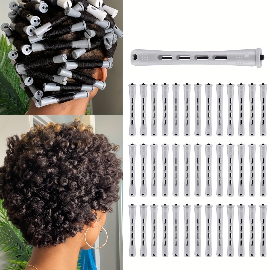 

40pcs/set Perm Rods Set - Create Natural Waves & Of Hair Rollers - Suitable For Diy Hairdressing & Styling Of Long, Medium & Small Hair