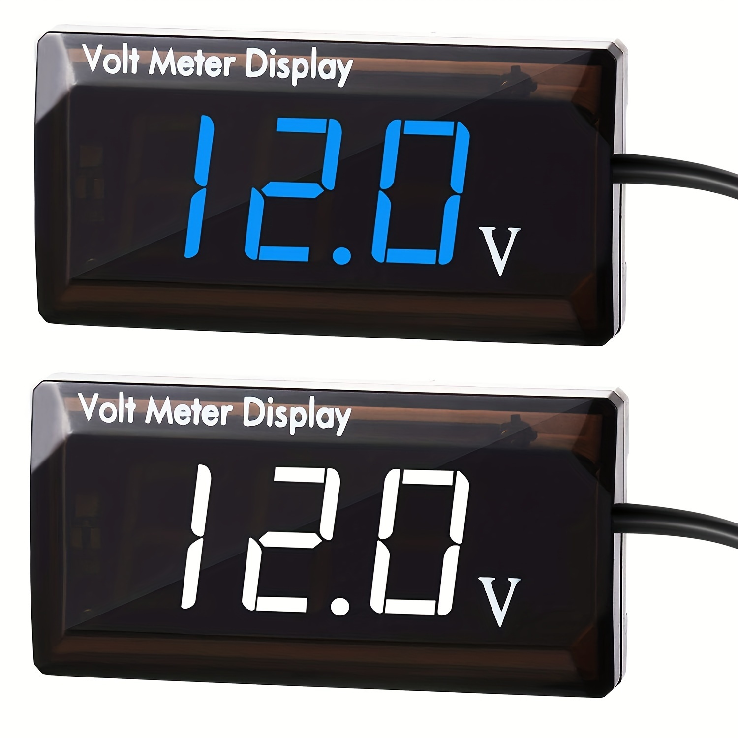 Waterproof Digital Voltage Meter: Monitor Your - Temu