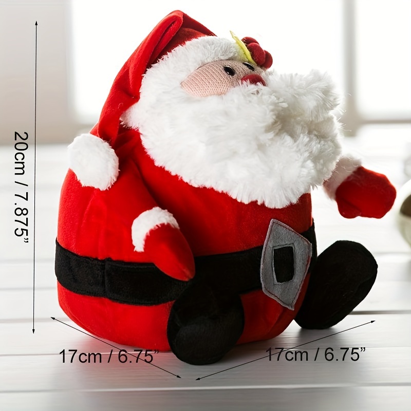 5 Style Christmas Plush Toys Plush Santa Plush - Temu