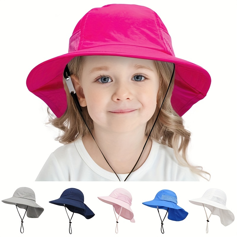 Uv Protection Sun Hats Kids Perfect Summer Beach Play Boys - Temu