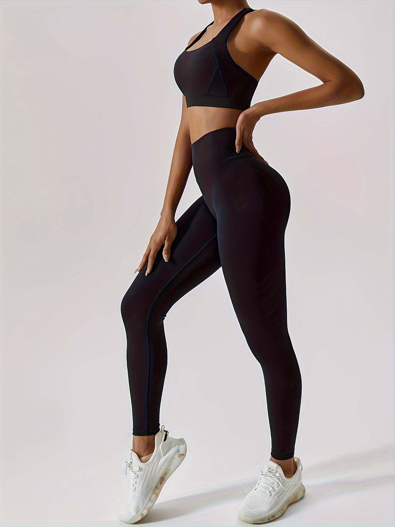 Solid Hip Lifting Crop Pants Quick Drying Sexy Yoga Fitness - Temu