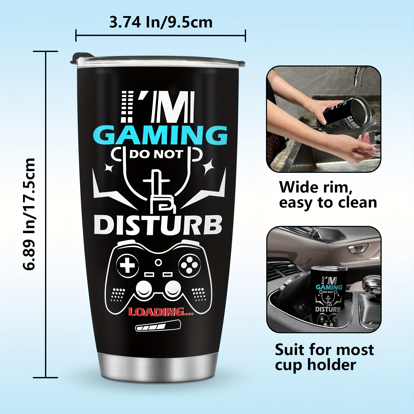 Tumbler For Gamers Cool Gamer Gifts For Men Teen Boys Girls - Temu