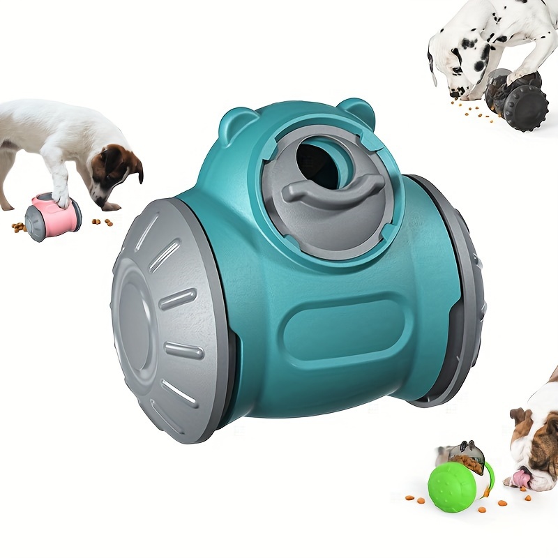 Interactive Dog Treat Toys, Robot Shape Slow Feeder for Small Medium Dogs  to Keep Them Busy, Enrichment Tumbler Pet Puzzle Toys for IQ Training Mind