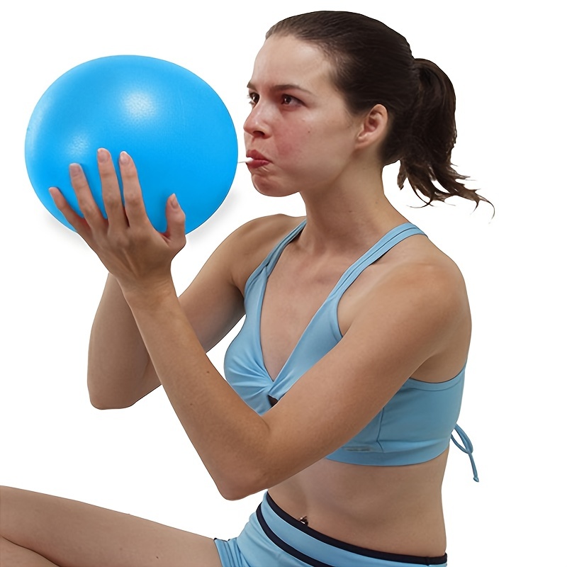 SHCKE Mini Exercise Ball 8 Inch Pilates Ball Workout Ball Core Ball Yoga  Ball Small Pilates Ball for Stability Barre Bender Training Stretching  Physical Posture, Improves Balance 