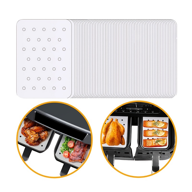 Disposable Air Fryer Liners With Holes Perforated Parchment - Temu