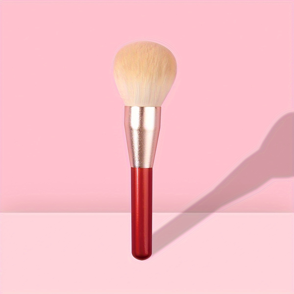 Super Large Loose Powder Brush With Soft Bristles And Wood Handle, Blush  Brush, Portable Makeup Tool - Temu