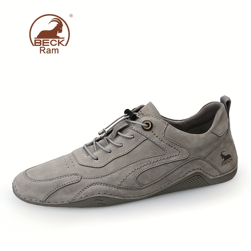 Zapatillas Deportivas Cordones Cuero Hombre, Zapatos Casuales Cómodos  Transpirables Caminar - Calzado Hombre - Temu