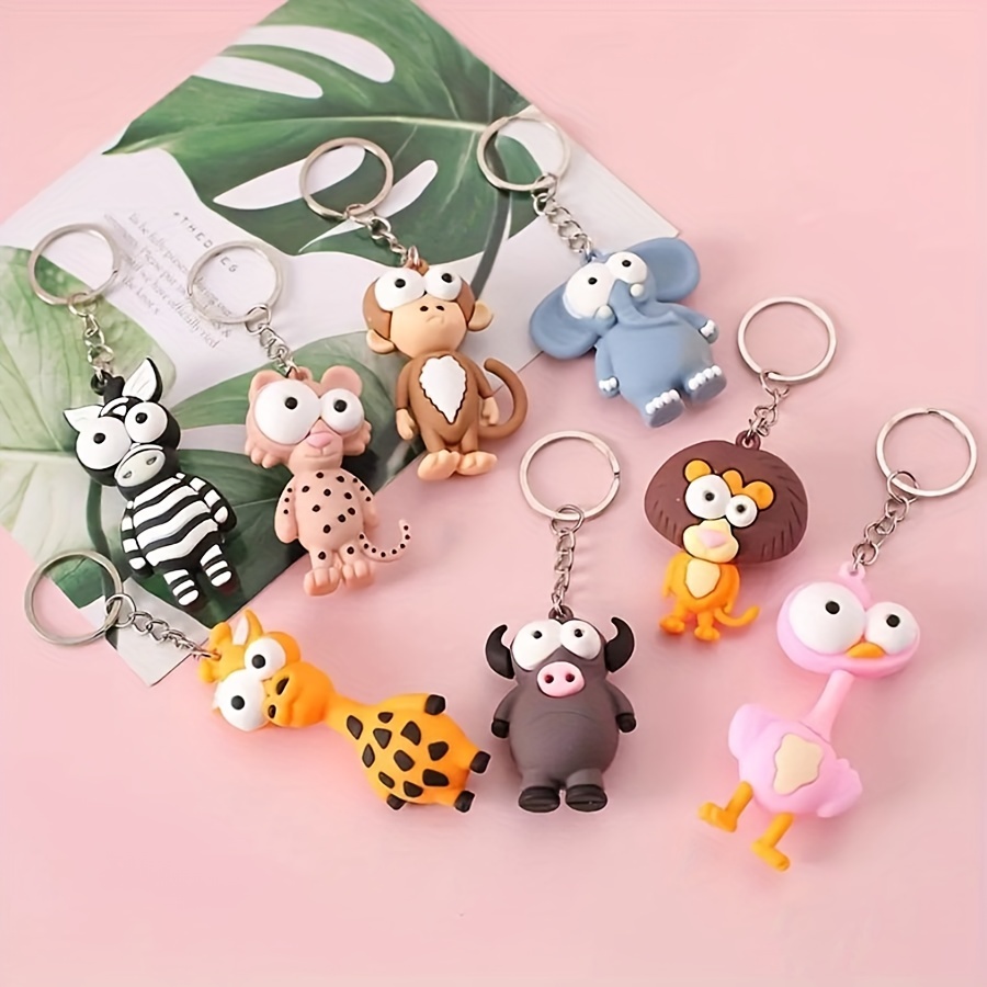 Cute Animal Keychains Accessories Keychain Making Kit Funny - Temu