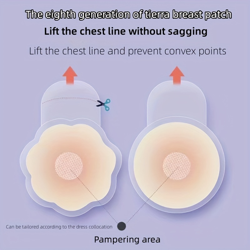 Silicone adhesive nipple covers
