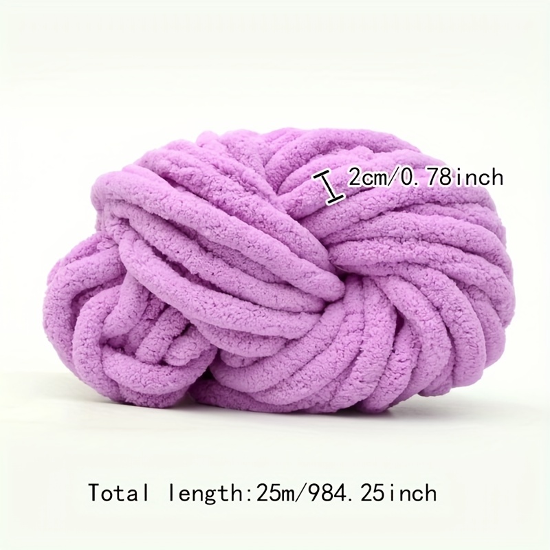 Chenille Yarn, Chunky Chenille Yarn, Hand knitting yarn, Blanket Yarn