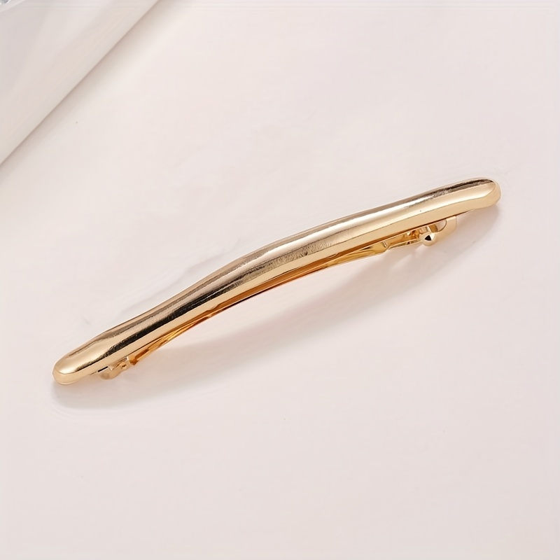 Sleek Metal Hair Clip Solid Duck Billed Clip Hair Accessories