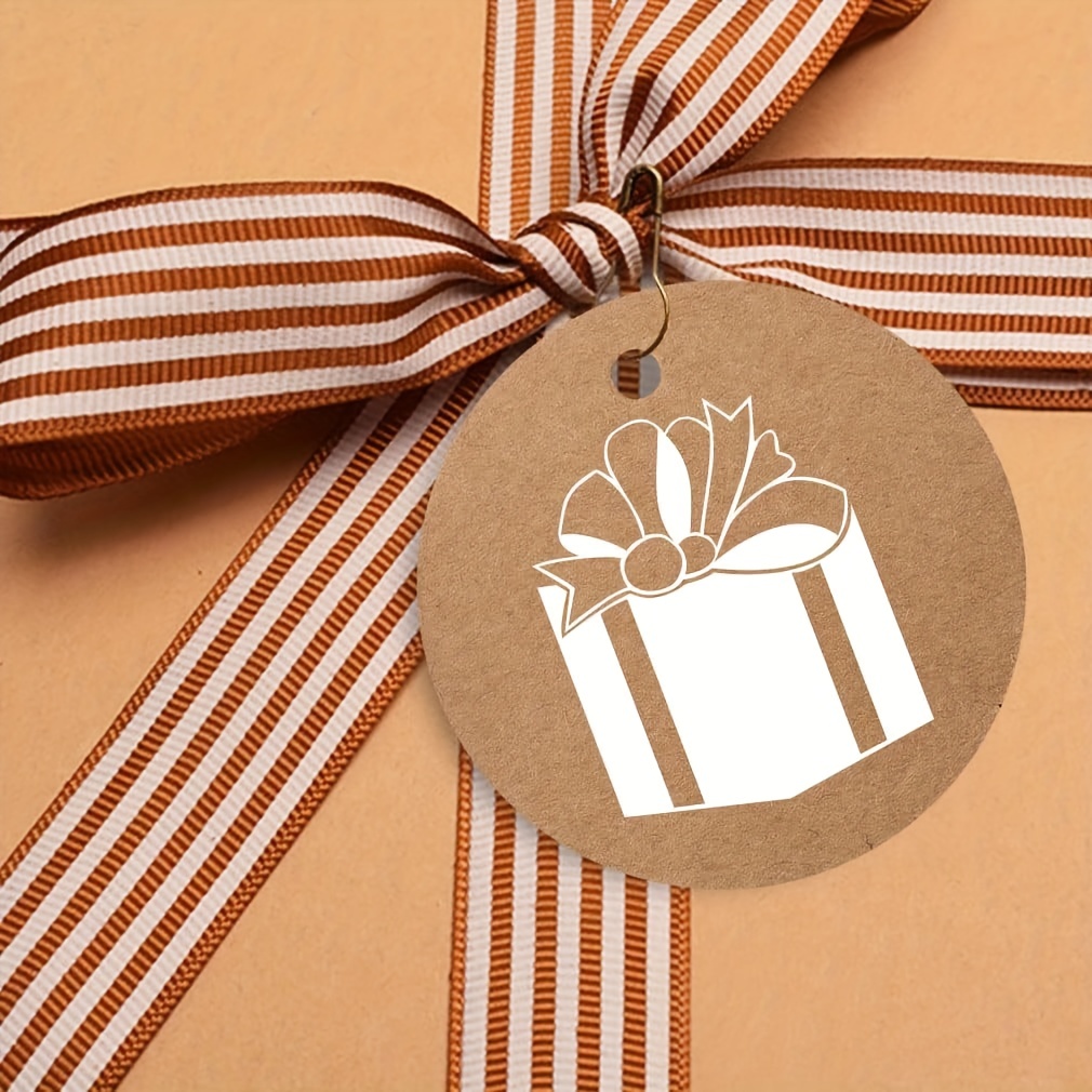 Gift Tags With 20 Meter String Kraft Tags Paper Price Tags - Temu