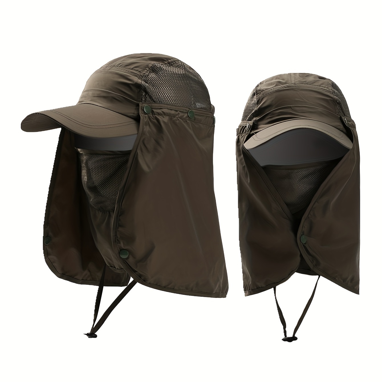 Men's Women's Sun UV Protection Cap Hat Neck Face Cover Mask for Fishing  Hiking