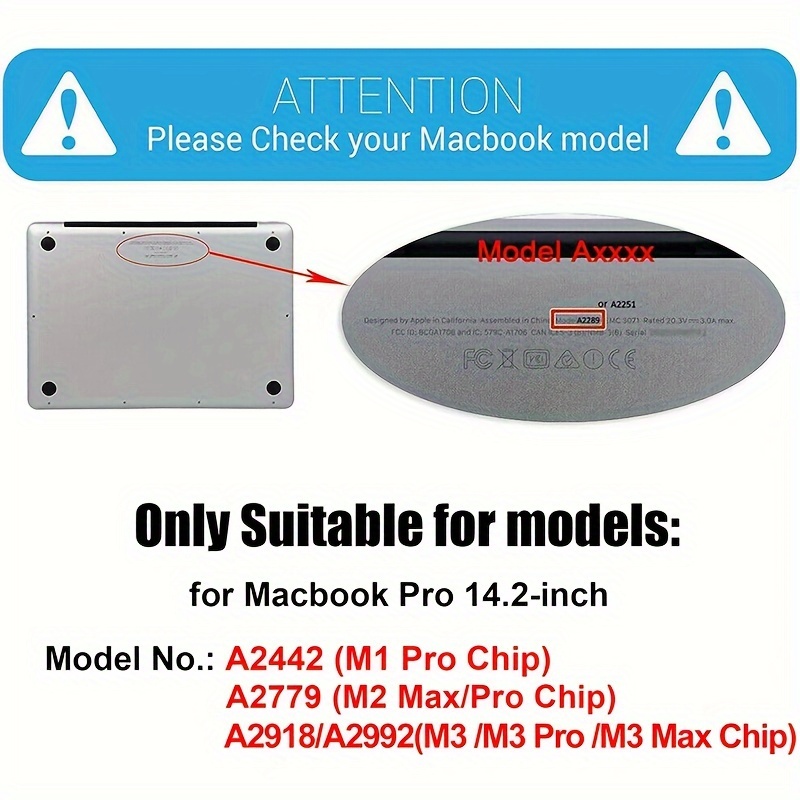 Protective Case Macbook Pro (m 3 Pro 3 Max 2 Pro 2 Max 1 - Temu Canada