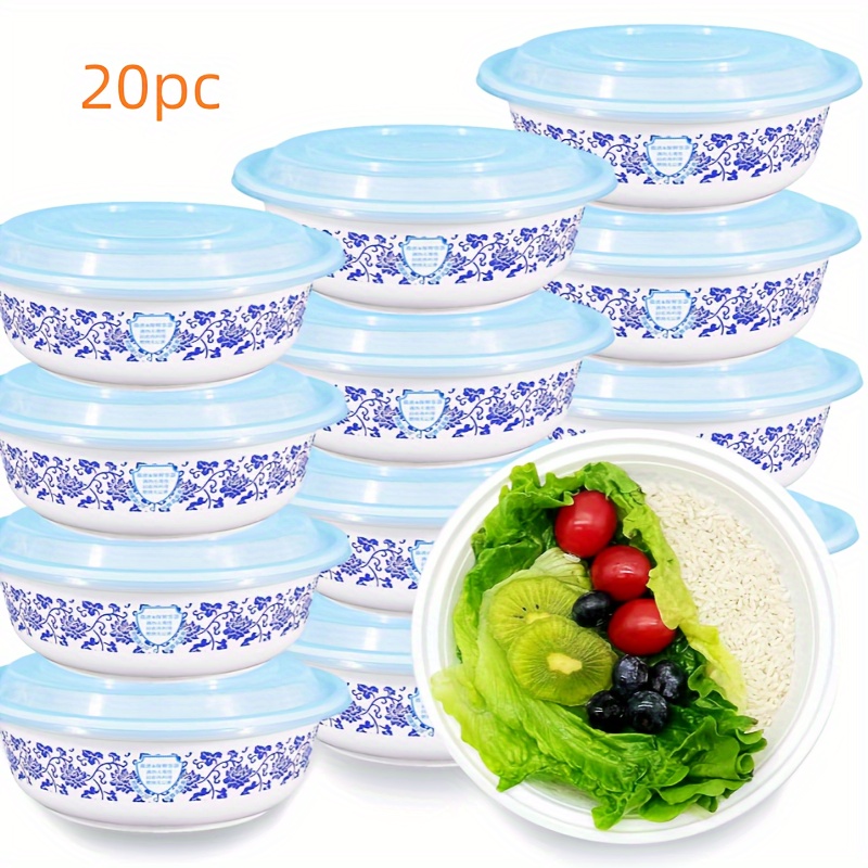 Microwave Safe Containers Round Food Bowl Salad Disposable Small Plastic  Containers with Lids - China Lunch Box and Disposable Plastic Container  price