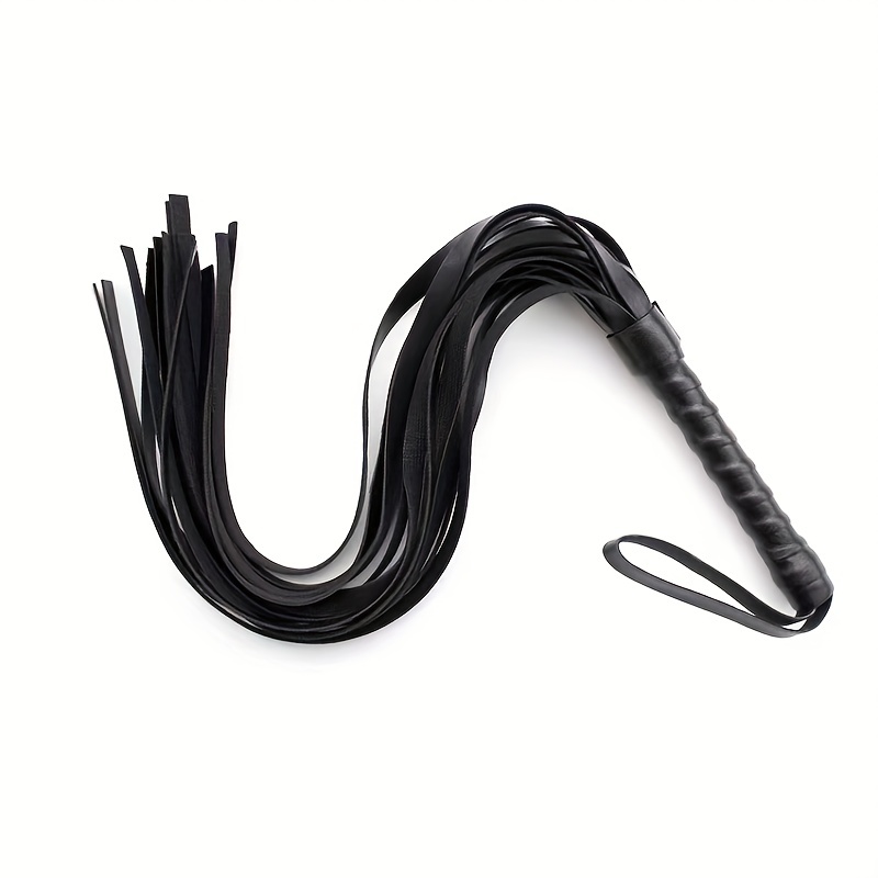 1pc Leather Flogger 37 4inch 95cm Equestrianism Riding Crop - Temu