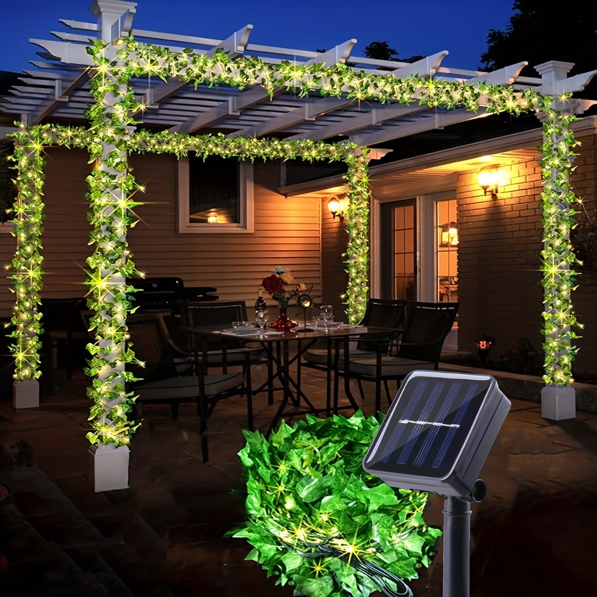 Guirlandes lumineuses pour pergola LED – Déco & solaires