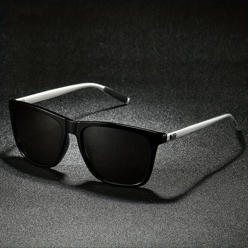 Premium Cool Square Tr90 Frame Polarized Sunglasses With Full