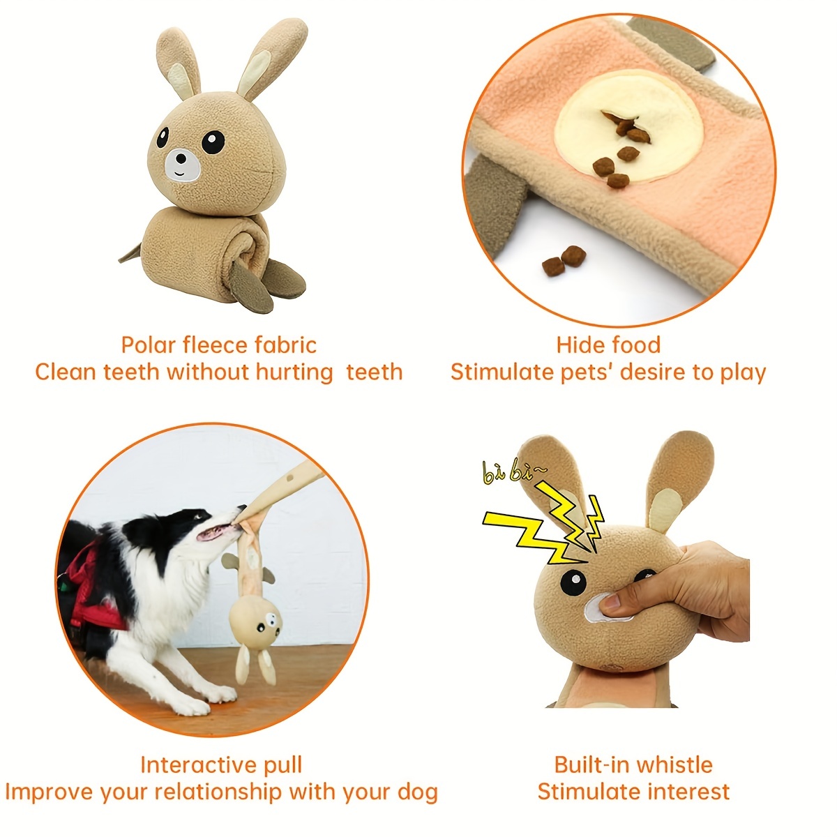 Jouet en peluche pour chien, nourriture tibétaine Interactive, accessoires  pour animaux de compagnie en forme de