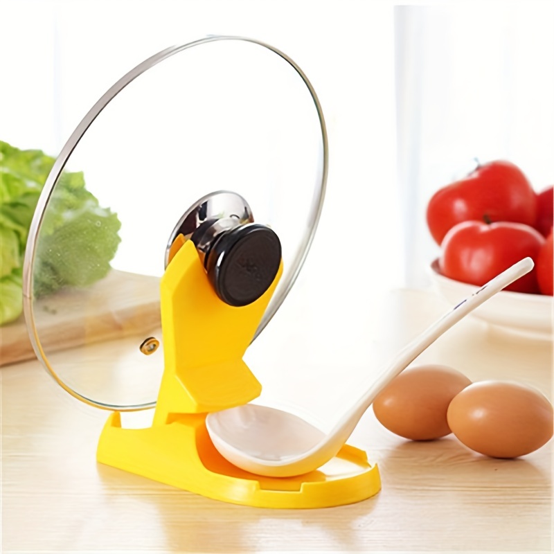 Heat-resistant Pot Lid Holder And Spoon Rest For Stove Top And Countertop -  Foldable Cooking Utensils Rack For Spoons, Ladles, Tongs, Forks - Kitchen  Accessories - Temu