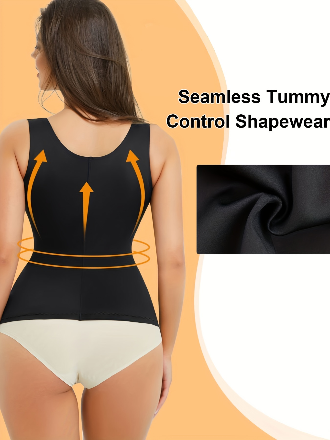 Waist Trainer Vest Top Seamless Tummy Control Workout - Temu