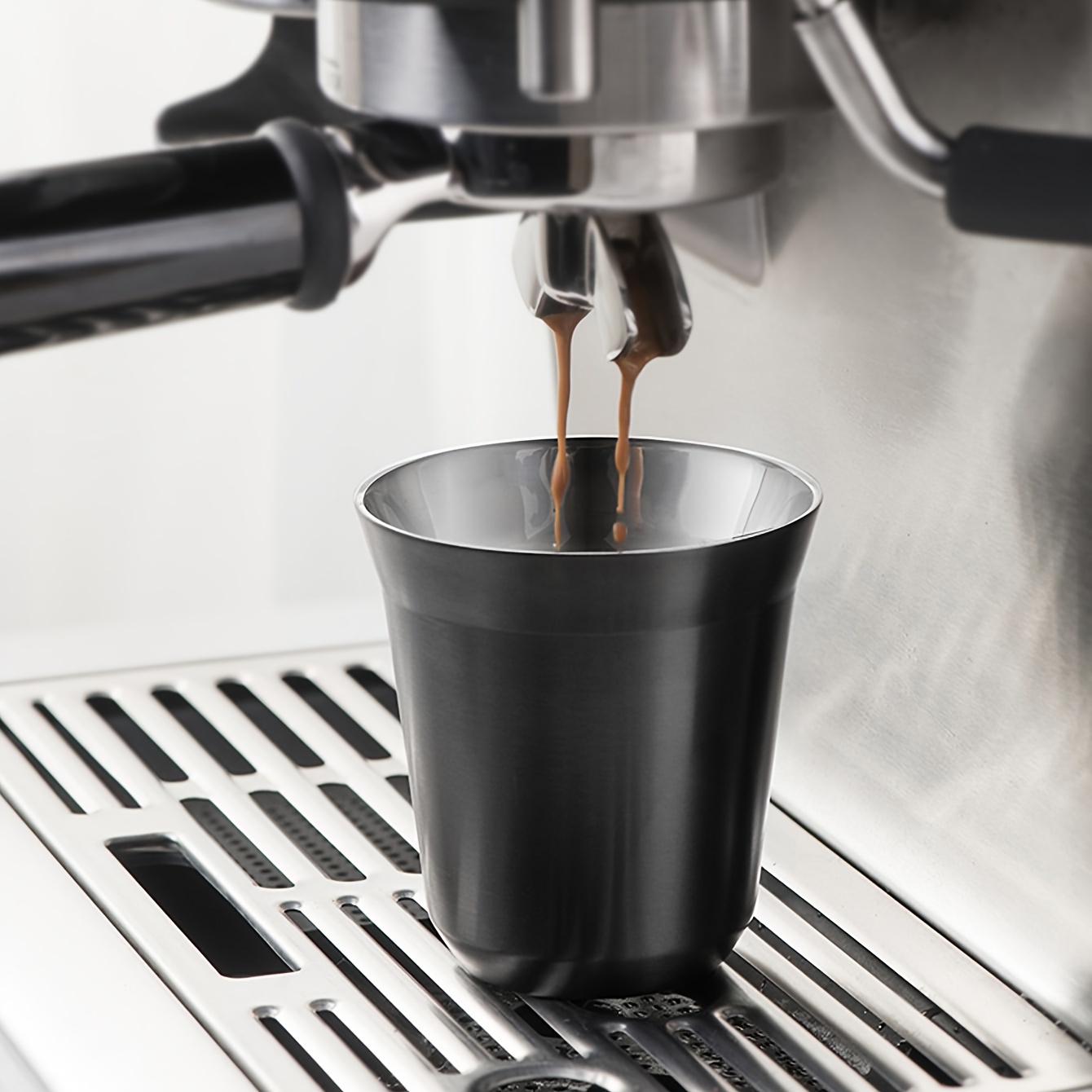 Espresso Coffee Cup 304 Stainless Steel Coffee Mug Double - Temu