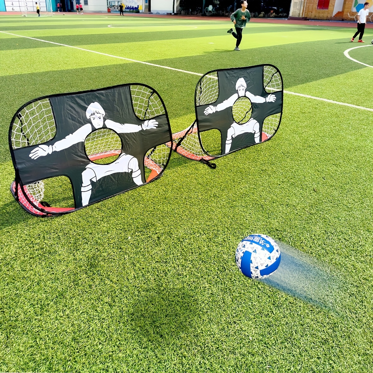 

Foldable Football Goal, Nylon Soccer Goal, Adults Football Target Net For Indoor Outdoor Playground Backyard Training
