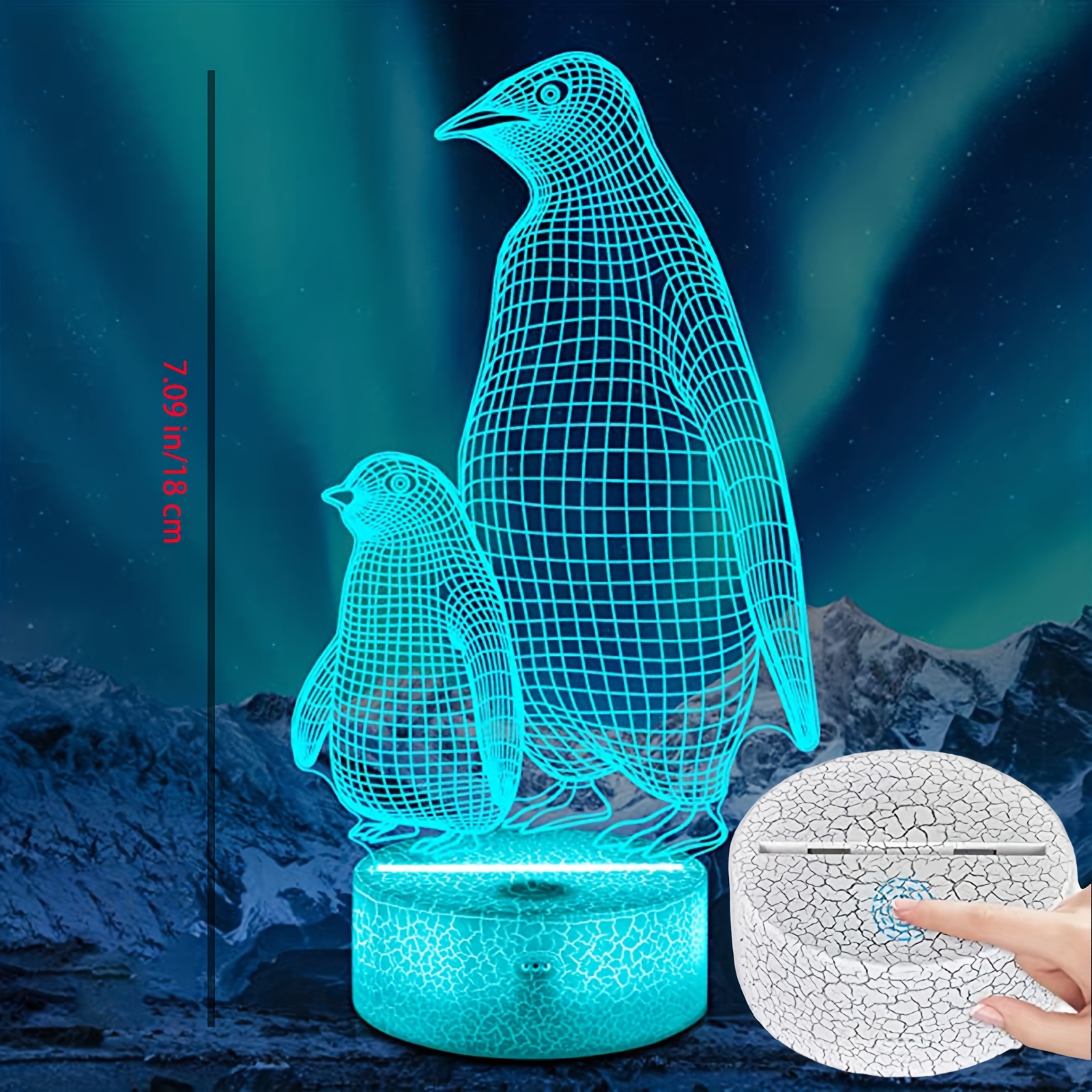 Penguin lamp on sale