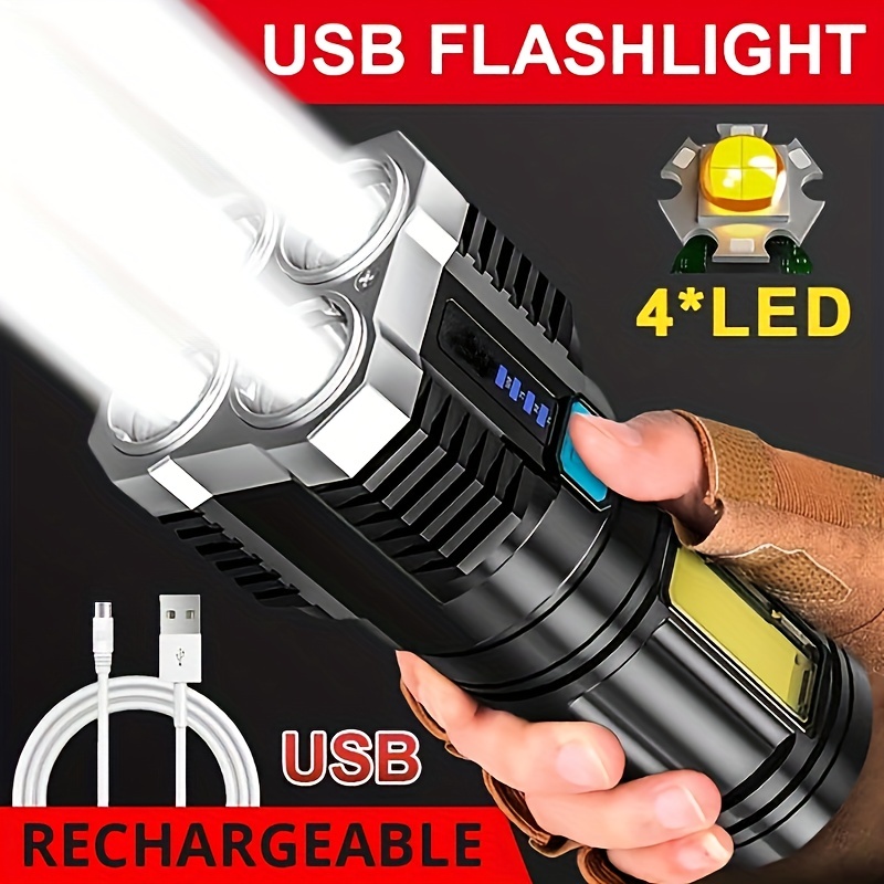 Lampe torche LED 500 lumens rechargeable - 59,99 €