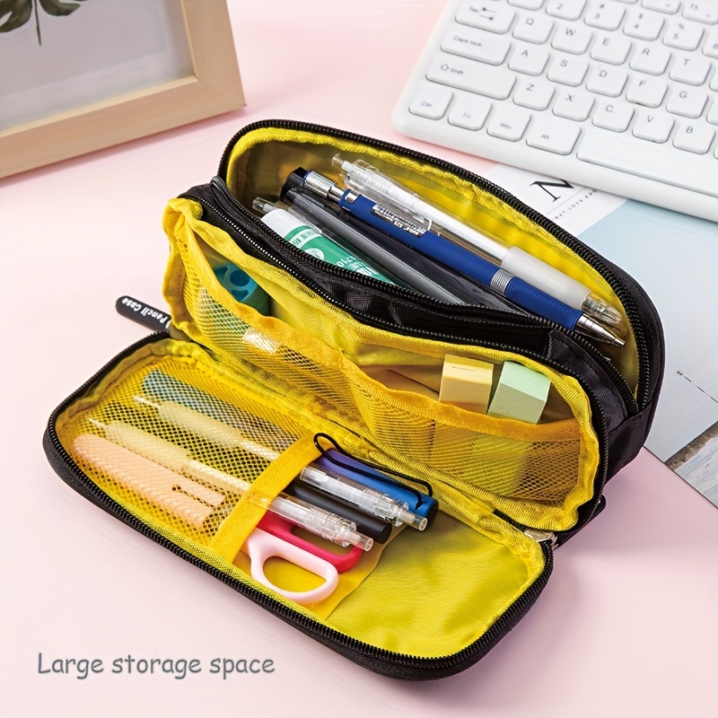 Creative Pencil Case Cute Students Pencil Cases Big Pen Bags - Temu