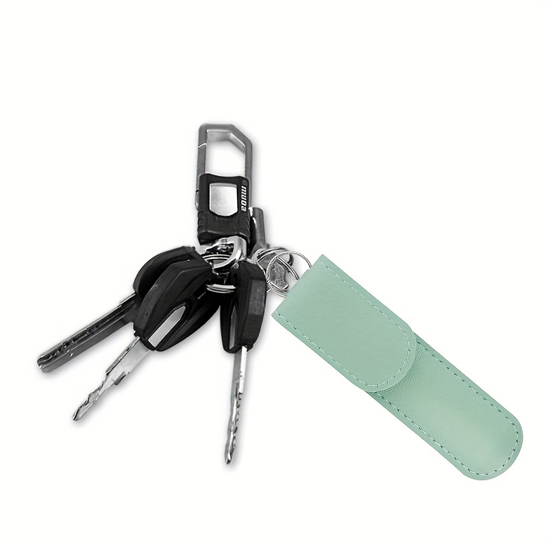 Portable Spring Ear Wax Cleaning Tool Stainless Steel Spoon Kit Green